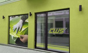 Schaufensterbeklebung